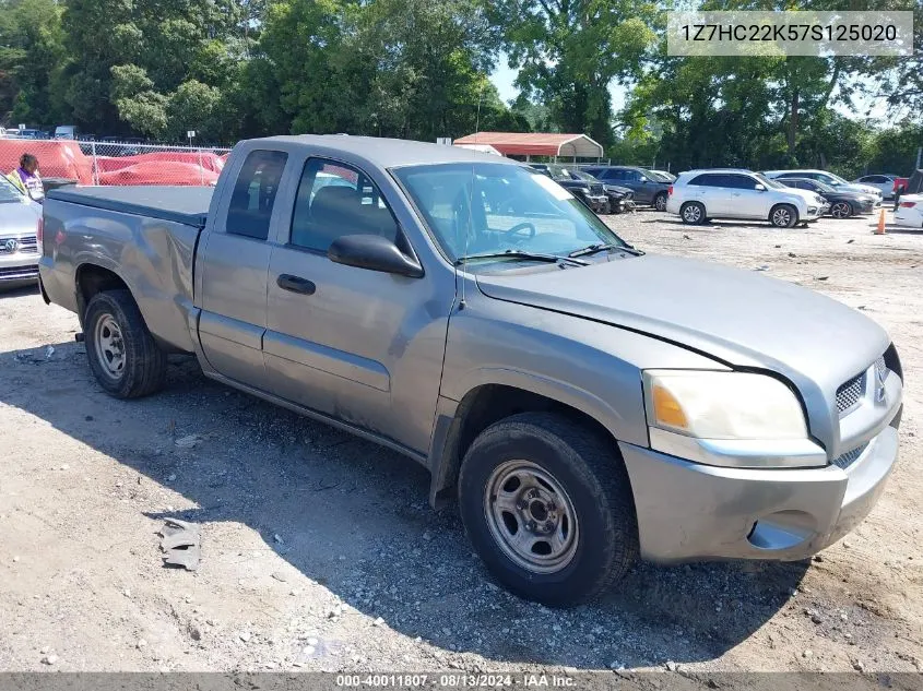 2007 Mitsubishi Raider Ls VIN: 1Z7HC22K57S125020 Lot: 40011807