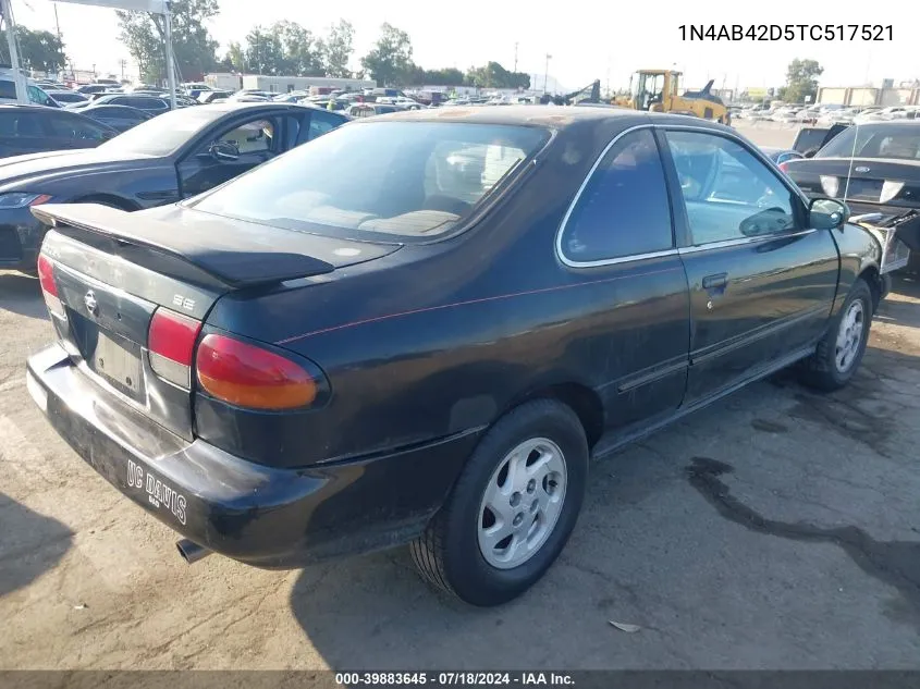 1996 Nissan 200Sx Se VIN: 1N4AB42D5TC517521 Lot: 39883645