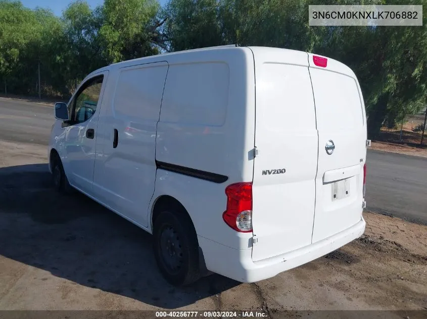 2020 Nissan Nv200 Compact Cargo Sv Xtronic Cvt VIN: 3N6CM0KNXLK706882 Lot: 40256777