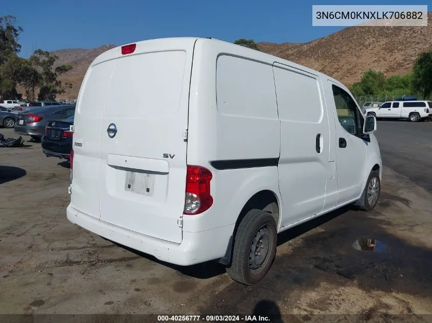 2020 Nissan Nv200 Compact Cargo Sv Xtronic Cvt VIN: 3N6CM0KNXLK706882 Lot: 40256777