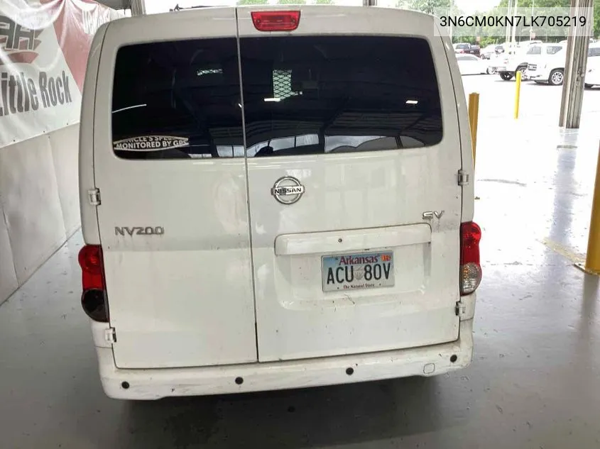 2020 Nissan Nv200 Compact Cargo Sv Xtronic Cvt VIN: 3N6CM0KN7LK705219 Lot: 40361336