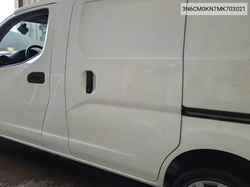 2021 Nissan Nv200 Compact Cargo Sv Xtronic Cvt VIN: 3N6CM0KN7MK703021 Lot: 40360149