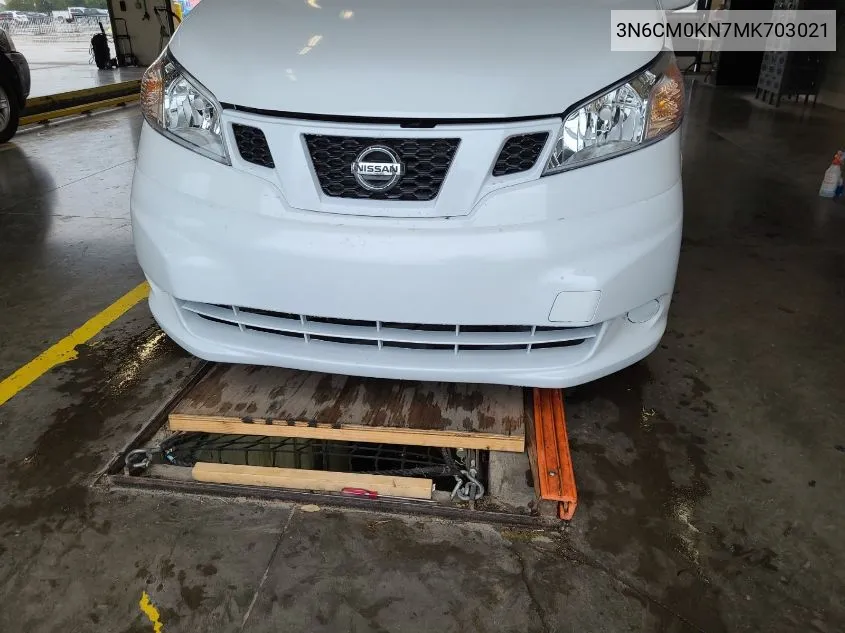 2021 Nissan Nv200 Compact Cargo Sv Xtronic Cvt VIN: 3N6CM0KN7MK703021 Lot: 40360149