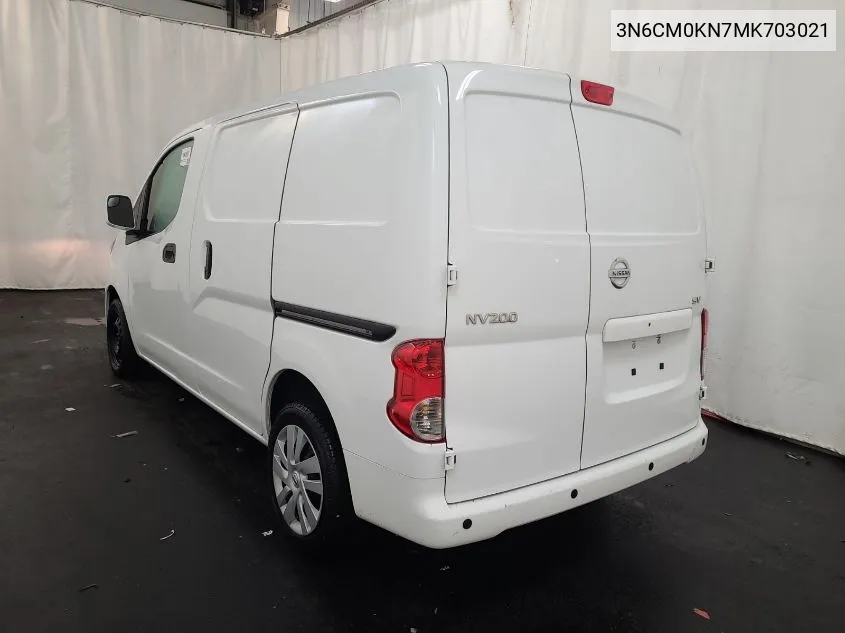 2021 Nissan Nv200 Compact Cargo Sv Xtronic Cvt VIN: 3N6CM0KN7MK703021 Lot: 40360149