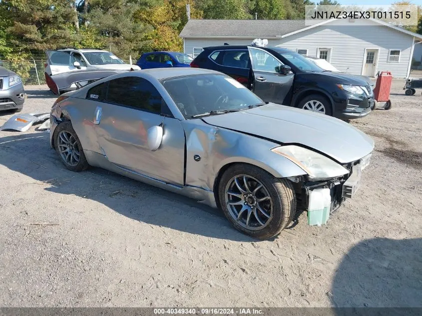 JN1AZ34EX3T011515 2003 Nissan 350Z Coupe