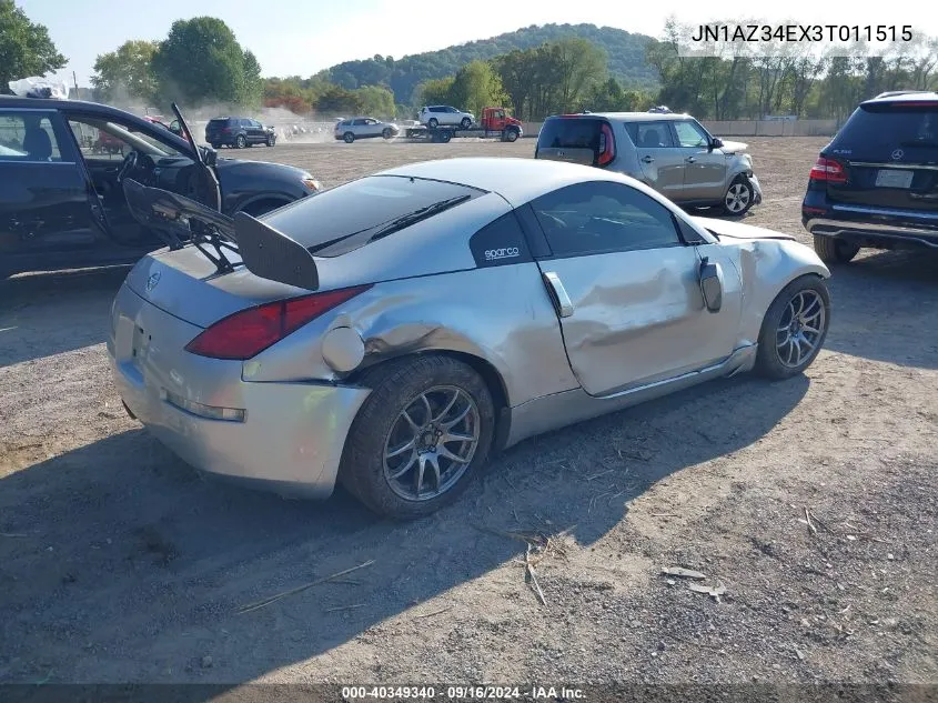 JN1AZ34EX3T011515 2003 Nissan 350Z Coupe