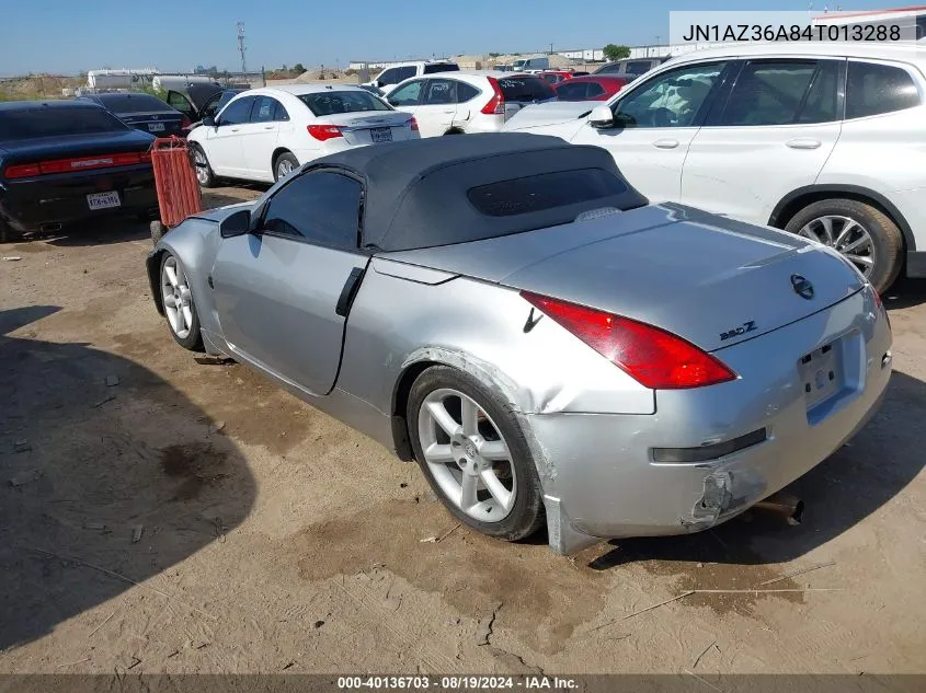 2004 Nissan 350Z Touring VIN: JN1AZ36A84T013288 Lot: 40136703