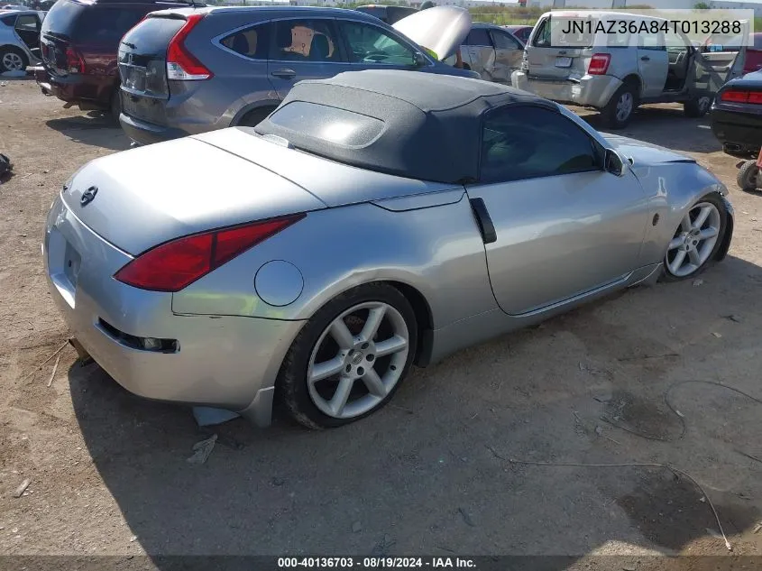 2004 Nissan 350Z Touring VIN: JN1AZ36A84T013288 Lot: 40136703