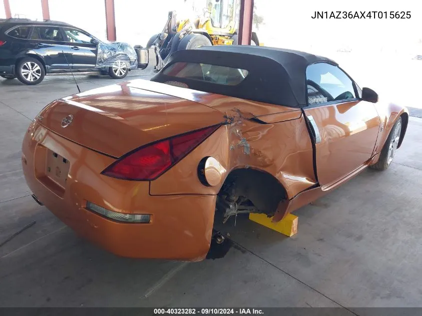 2004 Nissan 350Z Enthusiast VIN: JN1AZ36AX4T015625 Lot: 40323282