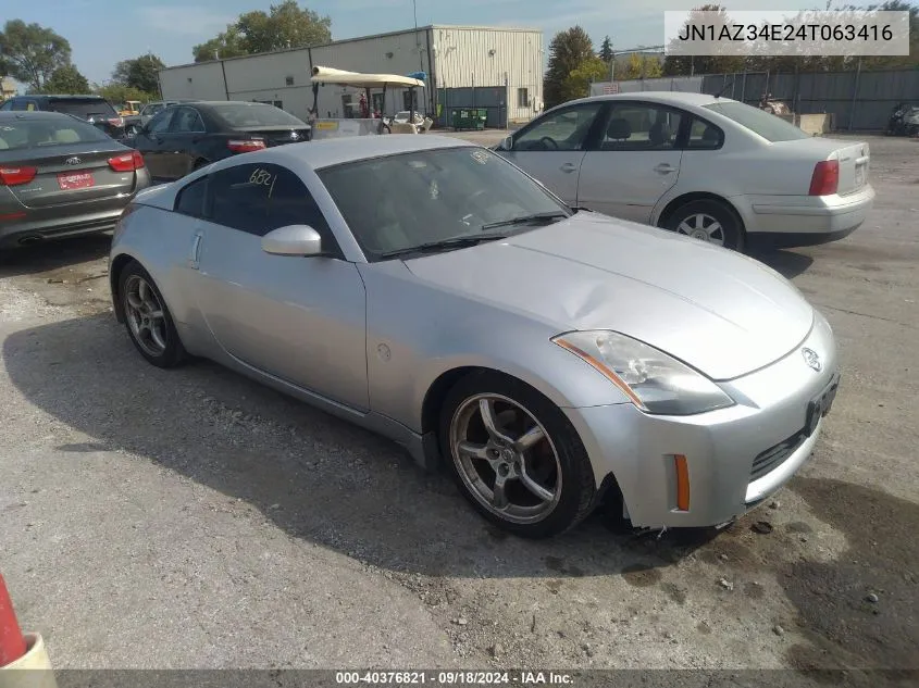 JN1AZ34E24T063416 2004 Nissan 350Z Touring