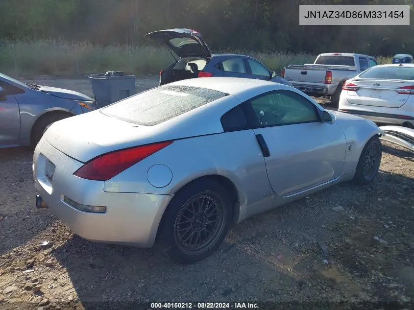 JN1AZ34D86M331454 2006 Nissan 350Z