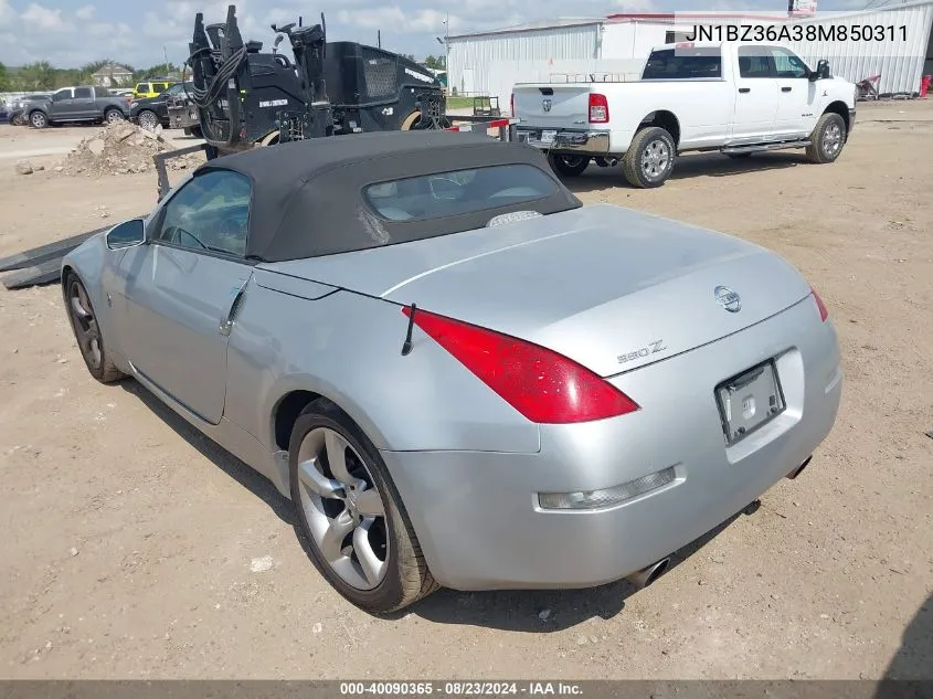 2008 Nissan 350Z Touring VIN: JN1BZ36A38M850311 Lot: 40090365