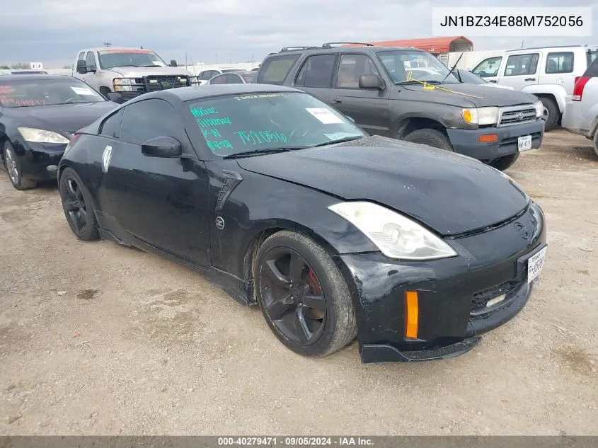 2008 Nissan 350Z Touring VIN: JN1BZ34E88M752056 Lot: 40279471