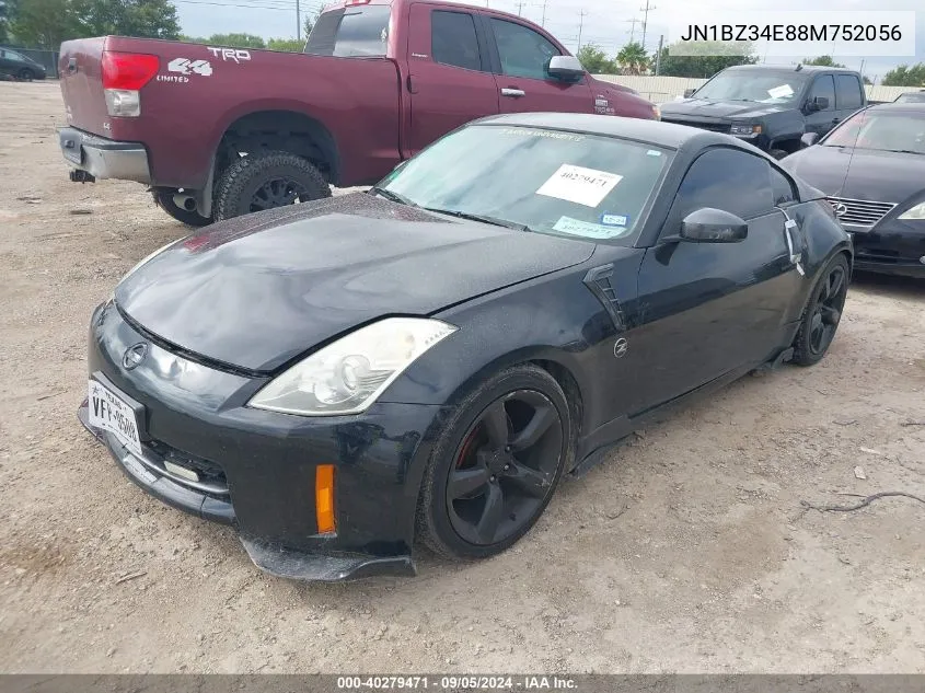 2008 Nissan 350Z Touring VIN: JN1BZ34E88M752056 Lot: 40279471