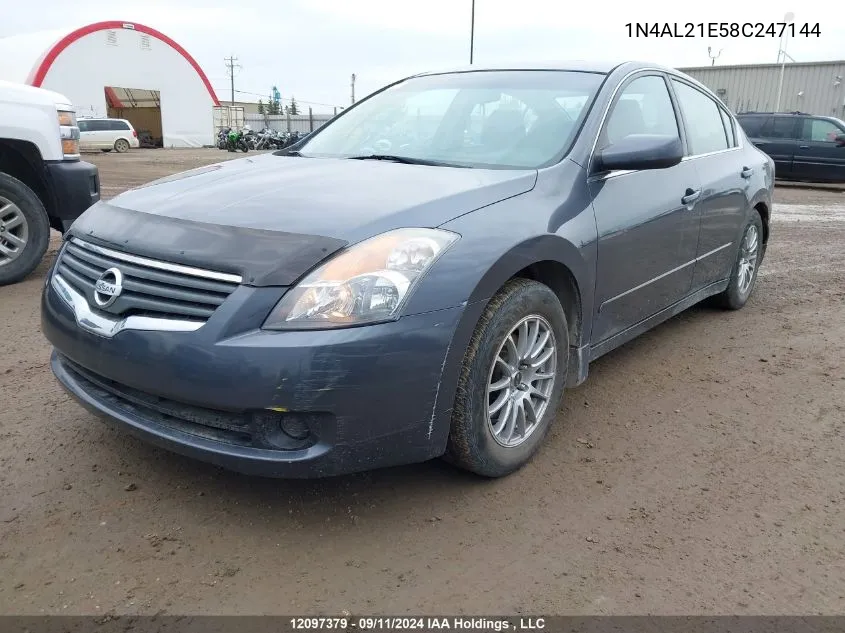 1N4AL21E58C247144 2008 Nissan Altima 2.5 S