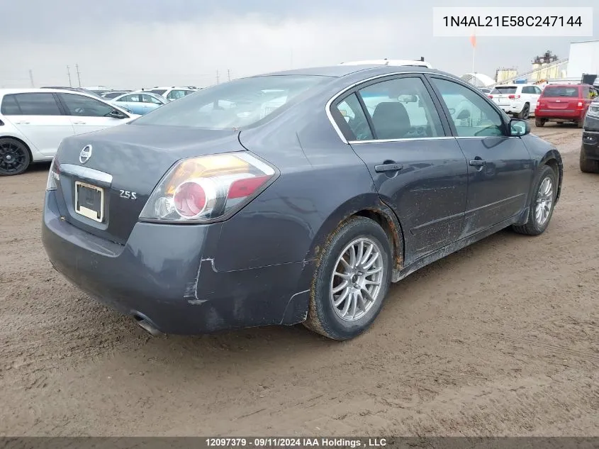 1N4AL21E58C247144 2008 Nissan Altima 2.5 S