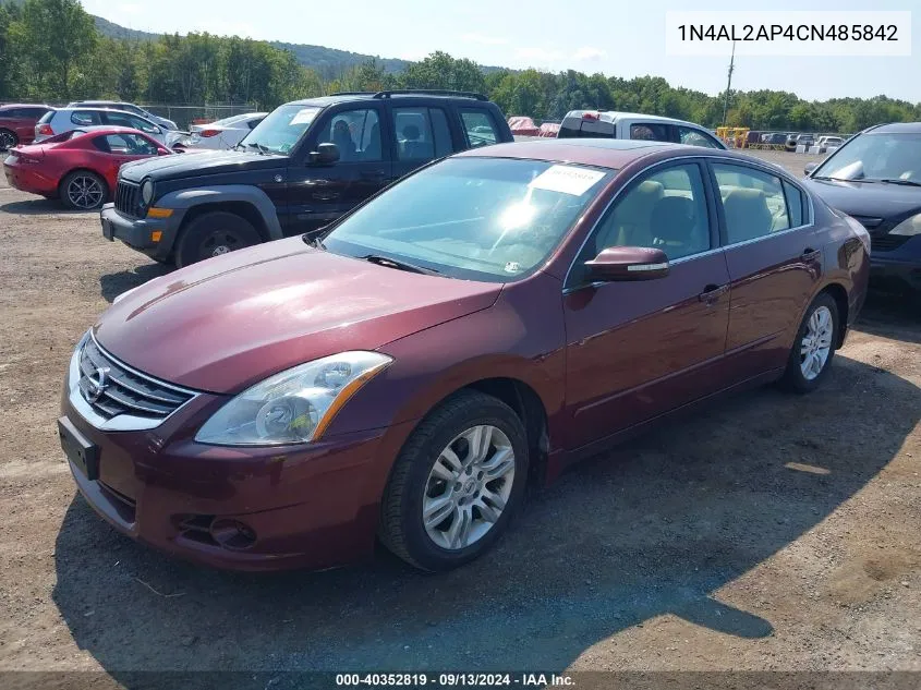 2012 Nissan Altima 2.5 S VIN: 1N4AL2AP4CN485842 Lot: 40352819