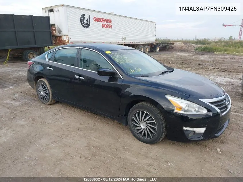 2015 Nissan Altima 2.5/S/Sv/Sl VIN: 1N4AL3AP7FN309426 Lot: 12068632