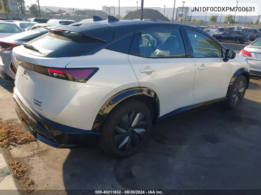 2023 Nissan Ariya Platinum+ VIN: JN1DF0CDXPM700631 Lot: 40211632