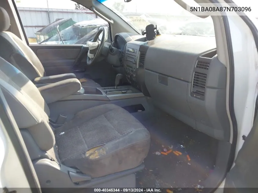 5N1BA08A87N703096 2007 Nissan Armada Se