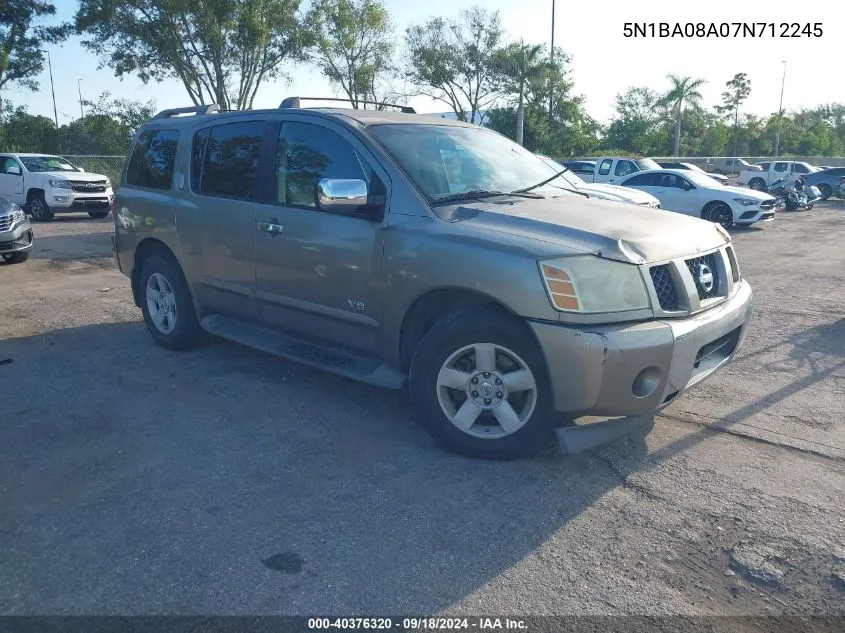 5N1BA08A07N712245 2007 Nissan Armada Se/Le