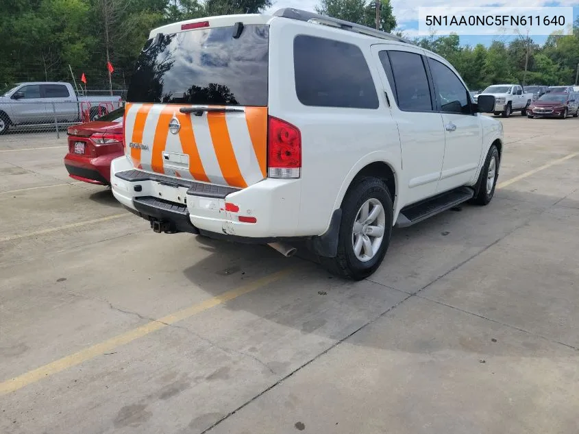 2015 Nissan Armada Sv/Sl/Platinum VIN: 5N1AA0NC5FN611640 Lot: 40352786