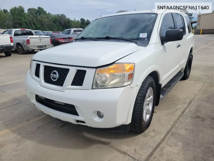 2015 Nissan Armada Sv/Sl/Platinum VIN: 5N1AA0NC5FN611640 Lot: 40352786