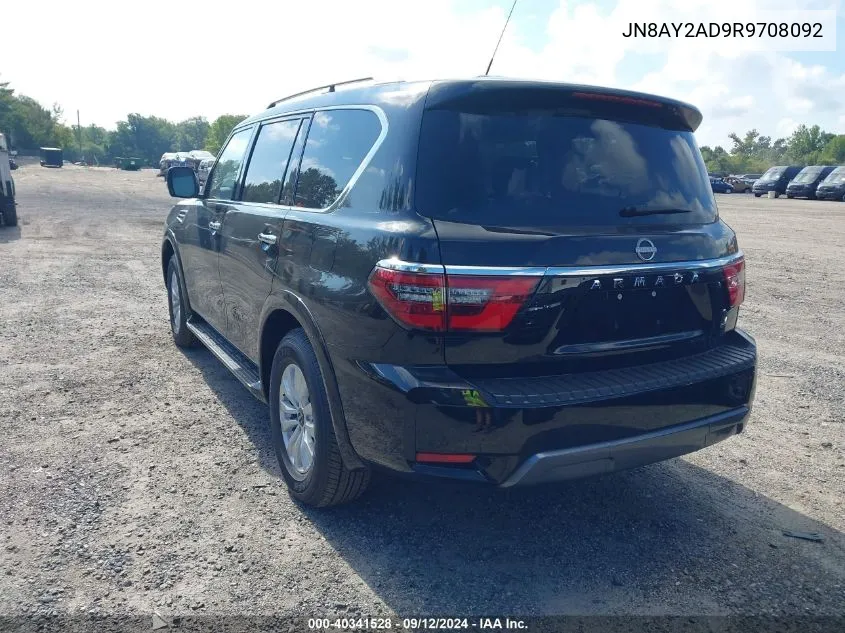 JN8AY2AD9R9708092 2024 Nissan Armada Sv 4Wd