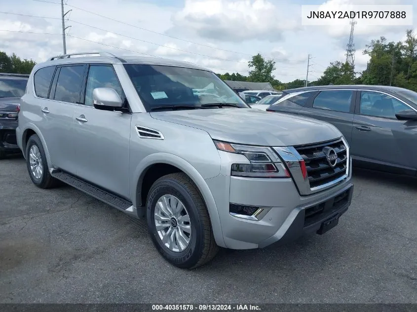 JN8AY2AD1R9707888 2024 Nissan Armada Sv 4Wd