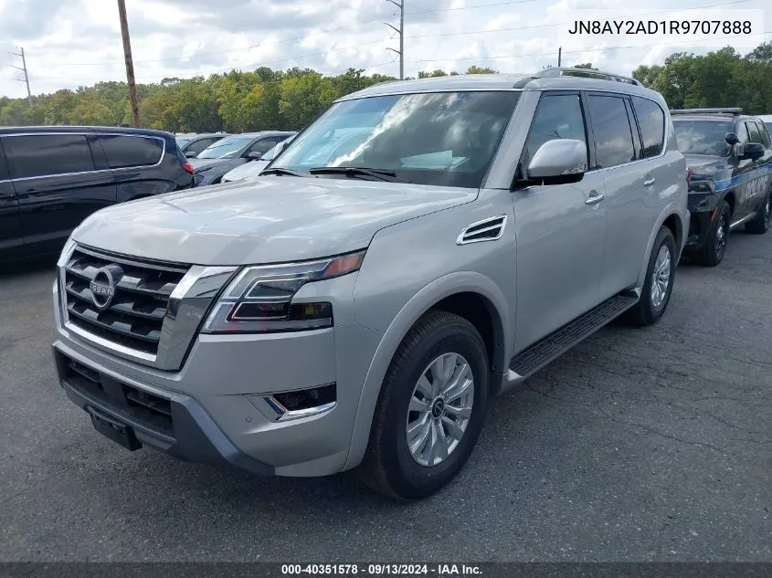 JN8AY2AD1R9707888 2024 Nissan Armada Sv 4Wd