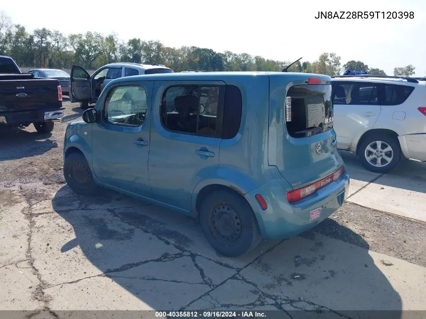 2009 Nissan Cube 1.8S VIN: JN8AZ28R59T120398 Lot: 40355812