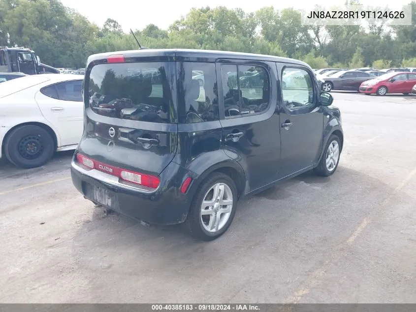 2009 Nissan Cube 1.8Sl VIN: JN8AZ28R19T124626 Lot: 40385183