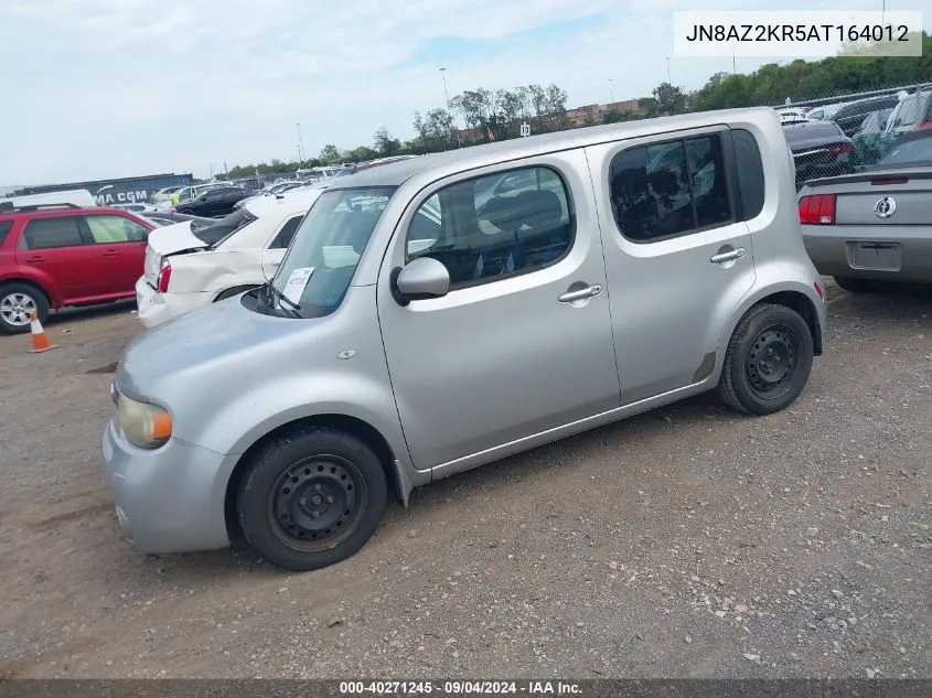 2010 Nissan Cube S/Sl/Krom VIN: JN8AZ2KR5AT164012 Lot: 40271245