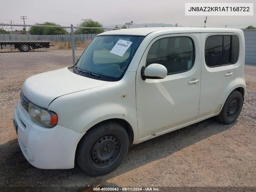 2010 Nissan Cube S/Sl/Krom VIN: JN8AZ2KR1AT168722 Lot: 40305043