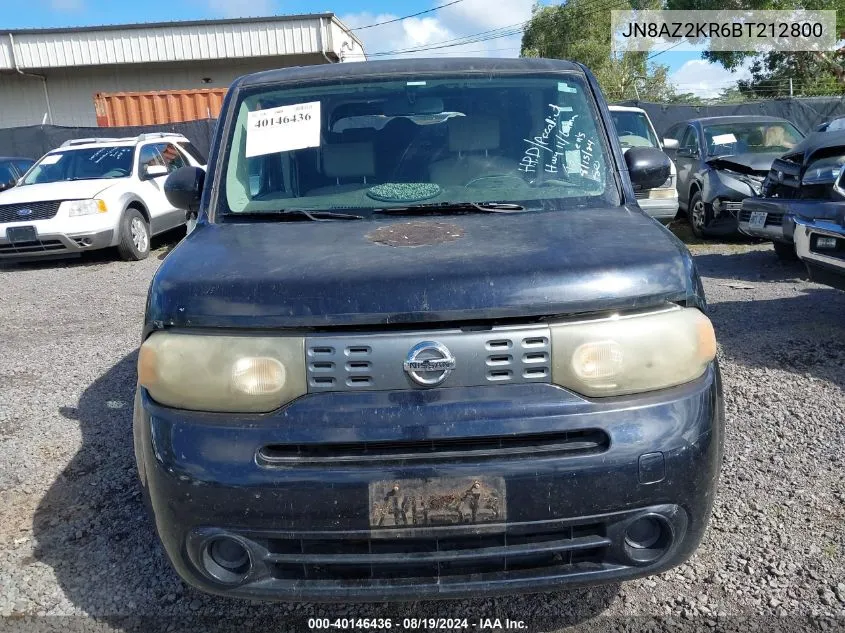 JN8AZ2KR6BT212800 2011 Nissan Cube 1.8S