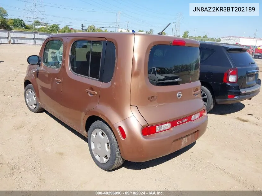 JN8AZ2KR3BT202189 2011 Nissan Cube 1.8S