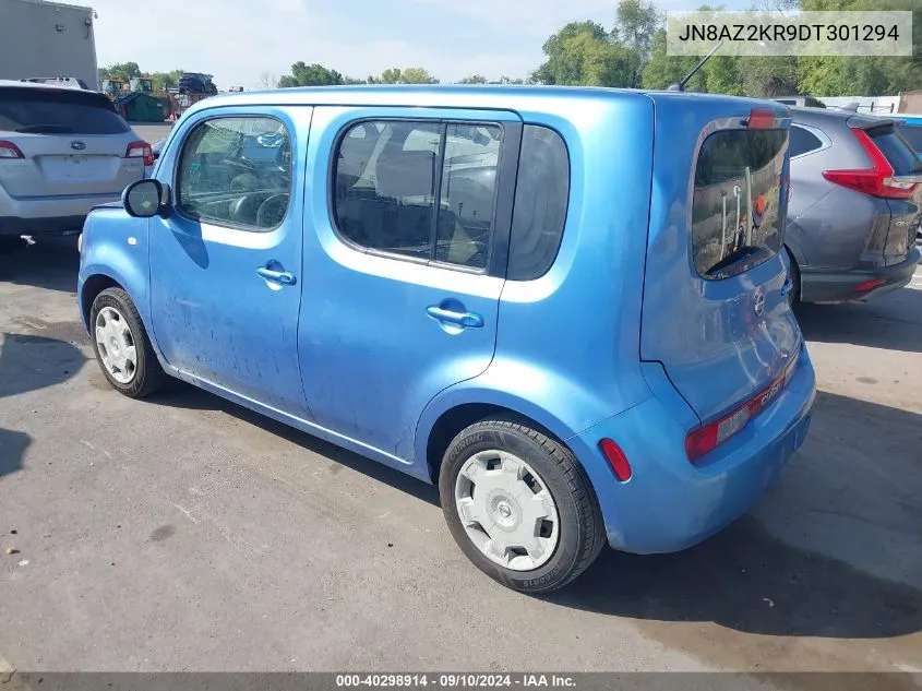 2013 Nissan Cube 1.8 S/1.8 Sl VIN: JN8AZ2KR9DT301294 Lot: 40298914