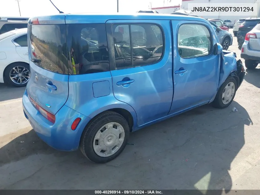 2013 Nissan Cube 1.8 S/1.8 Sl VIN: JN8AZ2KR9DT301294 Lot: 40298914