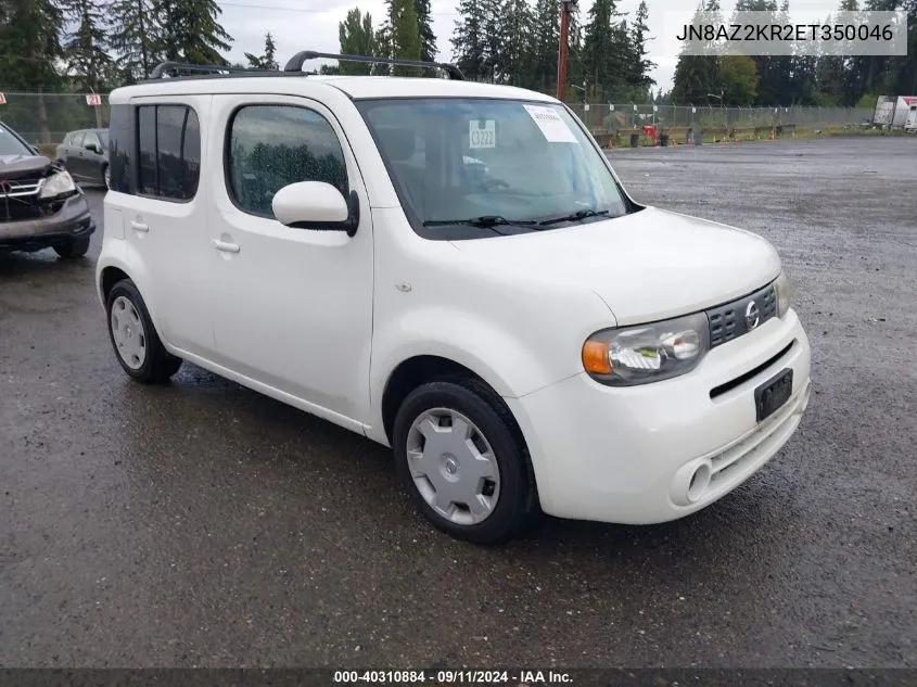 2014 Nissan Cube S/Sl VIN: JN8AZ2KR2ET350046 Lot: 40310884