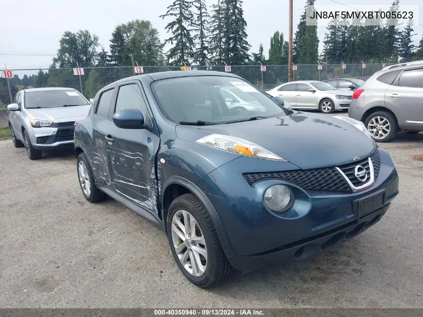 2011 Nissan Juke Sv VIN: JN8AF5MVXBT005623 Lot: 40350940