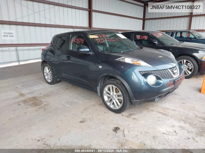 JN8AF5MV4CT108327 2012 Nissan Juke Sl