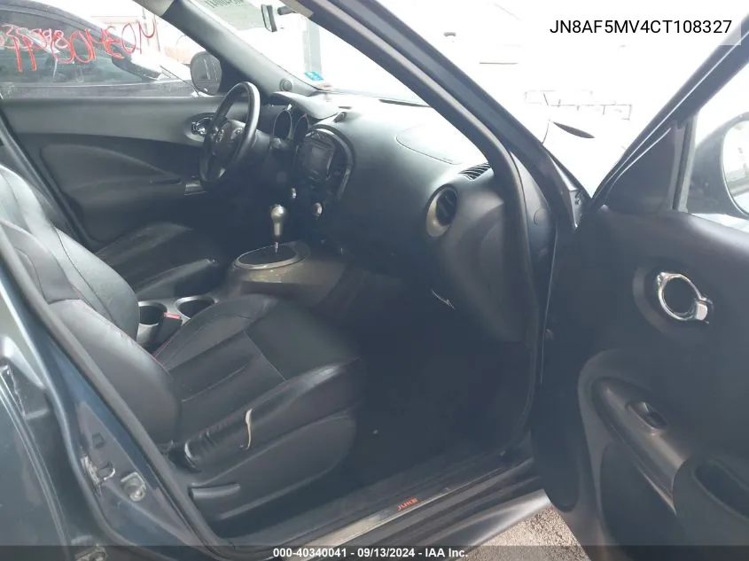 JN8AF5MV4CT108327 2012 Nissan Juke Sl