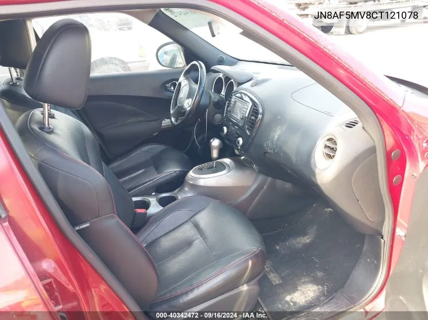 JN8AF5MV8CT121078 2012 Nissan Juke Sl