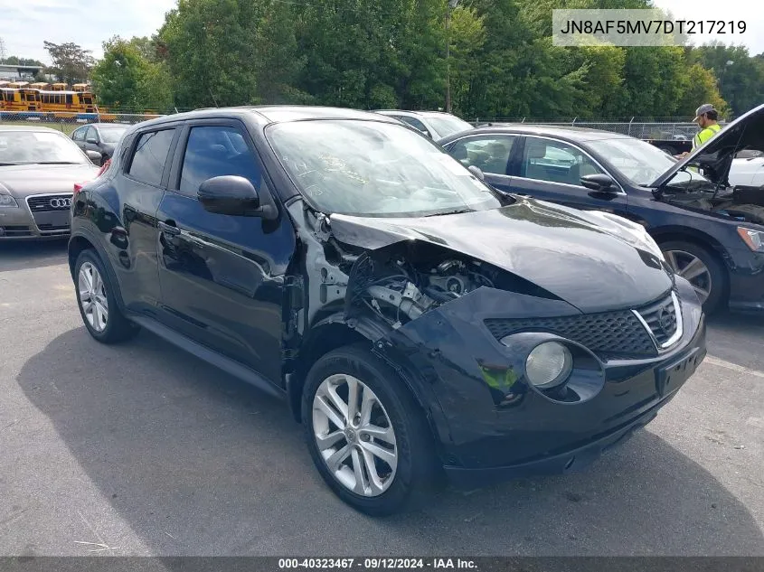 2013 Nissan Juke Sl VIN: JN8AF5MV7DT217219 Lot: 40323467