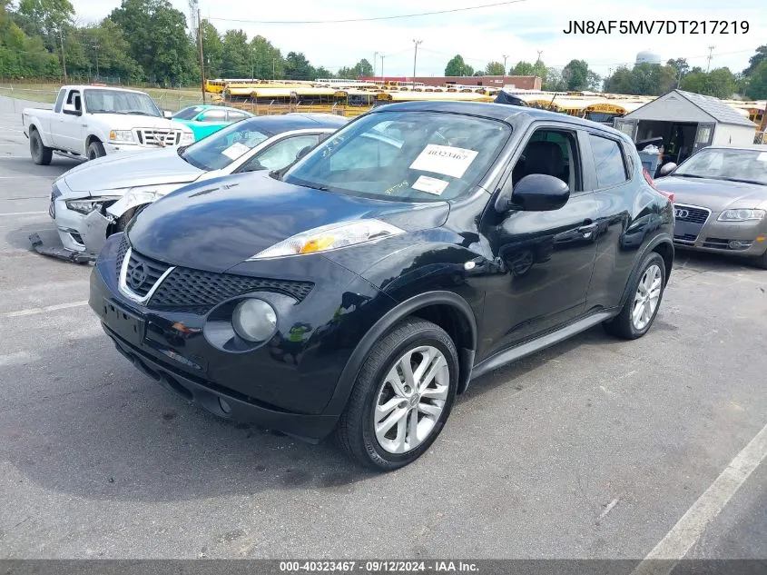 2013 Nissan Juke Sl VIN: JN8AF5MV7DT217219 Lot: 40323467