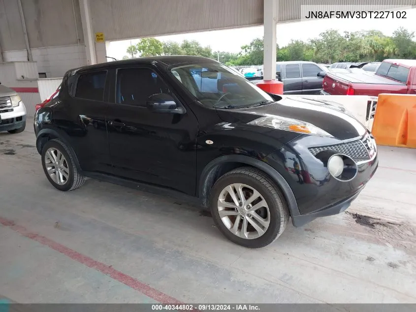 2013 Nissan Juke S/Sv/Sl VIN: JN8AF5MV3DT227102 Lot: 40344802