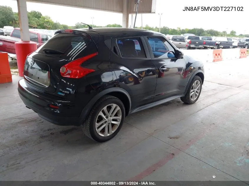 2013 Nissan Juke S/Sv/Sl VIN: JN8AF5MV3DT227102 Lot: 40344802