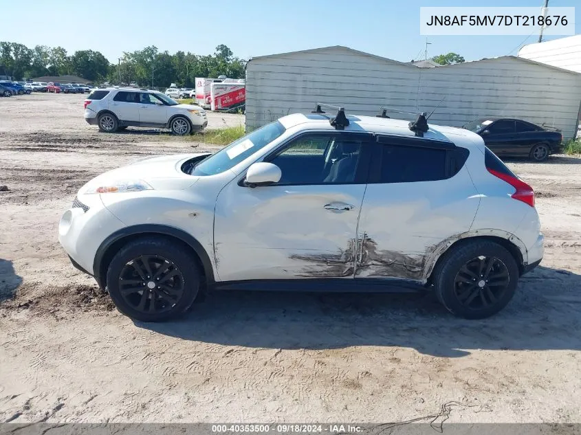 2013 Nissan Juke S/Sv/Sl VIN: JN8AF5MV7DT218676 Lot: 40353500