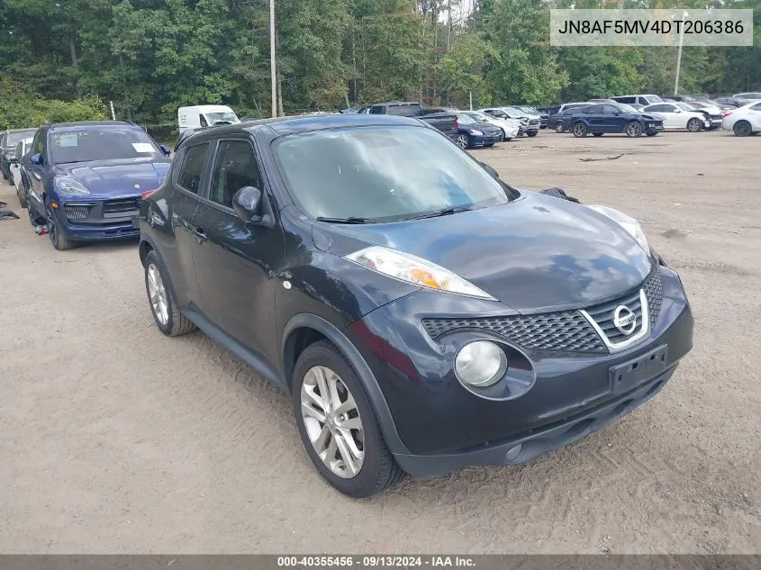 2013 Nissan Juke Sv VIN: JN8AF5MV4DT206386 Lot: 40355456