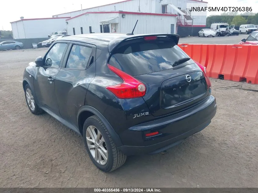 2013 Nissan Juke Sv VIN: JN8AF5MV4DT206386 Lot: 40355456